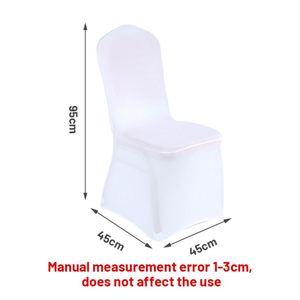 Wholesale Spandex <b>Chair</b> Cover White Color Stretch 100 Pcs Wedding Seat Cover for <b>Chair</b> - Product Image 2