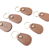 Porte-clés RFID en cuir personnalisable 13,56 MHz, carte réinscriptible T5577 125 kHz, carte de contrôle d'accès, porte-clés RFID