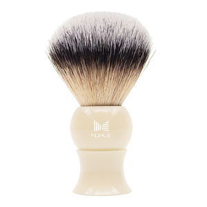 <span class=keywords><strong>Blaireau</strong></span> avec poils synthétiques Silvertext ultra doux à utiliser avec <span class=keywords><strong>de</strong></span> la crème à raser ou du savon pour une mousse parfaite - Product Image 2