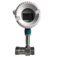 Débitmètre à turbine liquide haute précision en acier inoxydable avec sortie impulsionnelle 4-20 mA certifié CE OEM