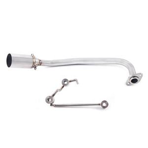 Échappement pour motos pour HONDA PCX 125 150 Échappement coudé en acier inoxydable Silencieux d'échappement de <span class=keywords><strong>moto</strong></span> Section avant 2010-2017 - Product Image 2