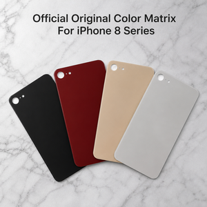 กระจกหลังสำหรับ iPhone 8 8 Plus ฝาหลังกระจกเปลี่ยนเร็ว ฝาครอบแบตเตอรี่แบบมีรูใหญ่ พร้อมกาว - Product Image 2