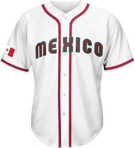 Kaus <span class=keywords><strong>Jersey</strong></span> Baseball Meksiko kualitas tinggi baru kustom <span class=keywords><strong>Jersey</strong></span> bisbol pria cepat kering - Product Image 1