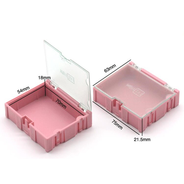 75*63*21.5mm SMD SMT Electronic Component Mini Storage box High quality and practical Jewelry storaged case