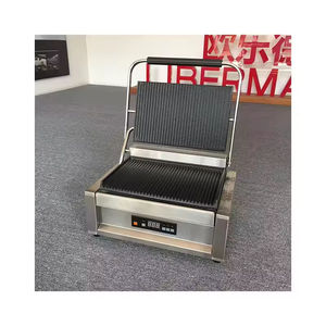 Machine à Panini Professionnelle Grande Taille avec Contrôle Électronique de la Température et <span class=keywords><strong>Plaque</strong></span> Antiadhésive - Product Image 6