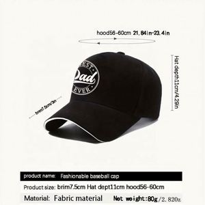 Gorra de béisbol personalizada Unisex de malla transpirable ligera ajustable para hombres papá diseño deportivo de moda nombre Casual al aire libre Puff - Product Image 6