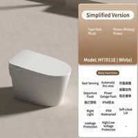 WC intelligent avec bidet intégré, en céramique, électrique