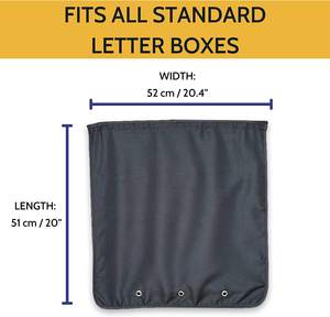 Pour les lettres de la poste, bâtons à la boîte à lettres, aucune vis requise, Cage de boîte à lettres, attrape-lettres alternatif - Product Image 5