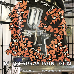 Pistola de Pulverización Neumática de Grado Industrial de Alta Presión W-101 para Pintura de Automóviles, Boquilla de 1.8 mm, 2500 PSI, Volumen de la Taza de 400/600 ml - Product Image 2