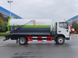 Brand New RHD Dongfeng 10000L Sewage <b>Suction</b> Truck for Zimbabwe, 2 Axles 6 Wheels Manual Gearbox, sewer vacuum truck - Product Image 3