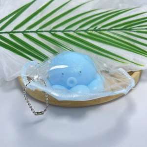 CHENXI Taba Japan Lindos Juguetes Blandos de Pulpo Serie Océano Kit de Estrellas de Mar Blandos de TPR de Levantamiento Lento Antiestrés 4*7.5CM - Product Image 3