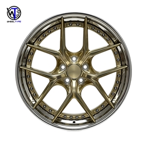 Jantes de voiture forgées en deux parties, 18, 19, 20-24 pouces, en alliage d'aluminium 6061 T6 pour Ferrari, Lamborghini, <span class=keywords><strong>Porsche</strong></span>, Mercedes-Benz, BMW - Product Image 1