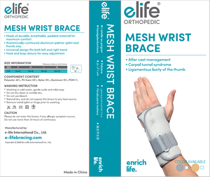 E-Life E-WR063 Gewichtheben Training Handgelenks tützen Wickeln Gürtels chutz Hebe bänder - Product Image 2