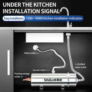 2000l/h 304 thép không gỉ toàn bộ nhà Máy lọc nước cho cũng pvdf thanh lọc UF màng lọc nước - Product Image 4