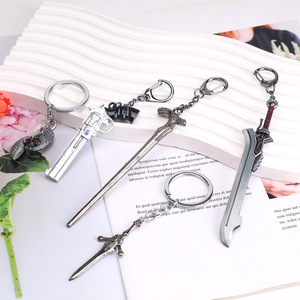 พวงกุญแจโลหะรูปปืนพกคุณภาพสูง MINI 3D <span class=keywords><strong>Devil</strong></span> <span class=keywords><strong>May</strong></span> <span class=keywords><strong>Cry</strong></span> 5 สีฟ้า โรส อีโบนี่ และสีงาช้าง เนโร - Product Image 6