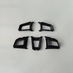 Un ensemble de housses décoratives noires pour volant de voiture, couvre-volant supérieur pour Cayenne Boxster Macan Carrera Boxster Cayman - Product Image 2