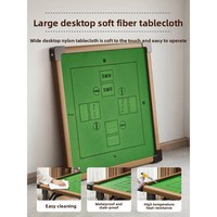 Table à manger et de mahjong double usage pour petits appartements, table pliante pour jeux de cartes, table à panneaux de style chinois moderne