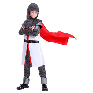Disfraz <span class=keywords><strong>de</strong></span> Caballero Templario Cruzado <span class=keywords><strong>Medieval</strong></span> para Niño, Fiesta <span class=keywords><strong>de</strong></span> <span class=keywords><strong>Carnaval</strong></span> <span class=keywords><strong>de</strong></span> Halloween, RKHC-017 - Product Image 6