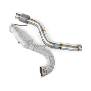 Collecteur d'échappement haute performance en acier inoxydable T304 avec bouclier thermique pour Mercedes A45 AMG W176 M133 2.0T 2013-2018 - Product Image 4