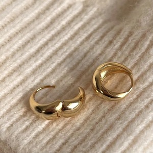 The Modern Classic <strong>Huggie</strong> 925 Sterling <strong>Silver</strong> Everyday Hoops Hypoallergenic High Polish &amp; Effortless Chic - Product Image 5