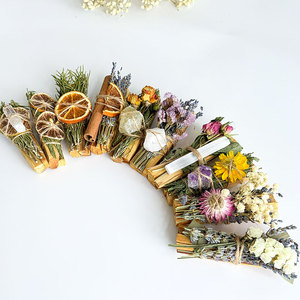 Paquete de Madera Sagrada de <span class=keywords><strong>Palo</strong></span> <span class=keywords><strong>Santo</strong></span> de Alta Resina con Flores de Lavanda, <span class=keywords><strong>Romero</strong></span> <span class=keywords><strong>y</strong></span> Varillas de Incienso de Cristal para Purificar, Limpiar <span class=keywords><strong>y</strong></span> Curar - Product Image 2