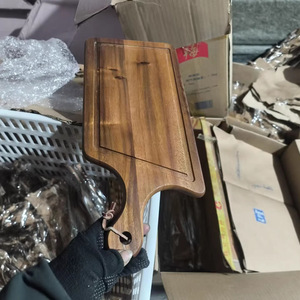 Solid Wood Breadboard Rectangle Large Size <b>Kitchen</b> Use Unpainted Nordic Style - Product Image 4