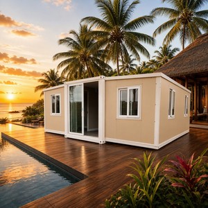 Maison conteneur moderne extensible SUNRISE 20ft 30ft 40ft, écologique, durable, préfabriquée, multi-pièces (cuisine, salle de bain, bureau) - Product Image 1