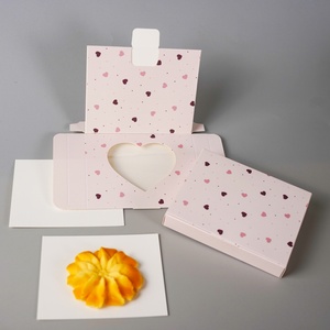 Sunshine Custom Print Cookie Snacks Pastries Packaging <b>Box</b> Dessert Loaf <b>Box</b> for <b>Bakery</b> With Clear Window - Product Image 1