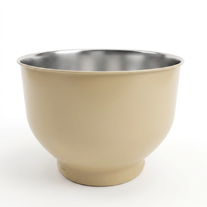 Tazón para Mezclar de Acero Inoxidable 304 de Grado Alimenticio, Ecológico, de 4.5QT, con Acabado de Superficie Personalizado, Apto para Lavavajillas, Libre de Plomo - Product Image 3