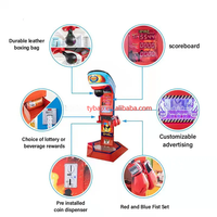 Machine/machine à prix de boxe, cola de paiement de machine de jeu à jetons, machine à poinçonner pour des billets ou des prix