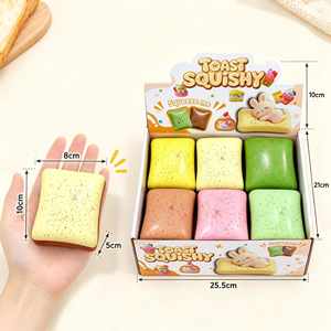 Jouet anti-stress Squishy en forme de gâteau au chocolat, grande pièce, à rebond lent, simulation de dessert, petit cadeau de vacances - Product Image 5
