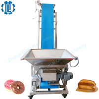 Équipement de fabrication de hamburgers, hot-dogs et pizzas avec un volume de trémie de 200 kg, coupe-pâte et machine de levage, élévateur de division de la pâte