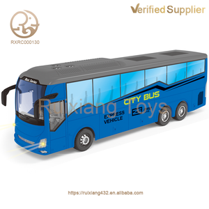 Jouets pour bébés, jouet bus scolaire avec lumières clignotantes réalistes et musique, télécommande 2,4G à fonctions complètes, 6 canaux, câble USB inclus - Product Image 4