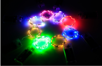 Guirlande de fils de cuivre flexibles de 1M-10M, 10-100 LED, alimentée par piles, micro-lumières multicolores en forme de riz pour bricolage, artisanat, fête, vacances