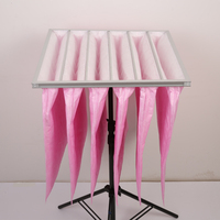 Filtre à poche électrostatique en fibres pour la filtration des poussières submicroniques dans les systèmes de ventilation des unités de traitement d'air (UTA)