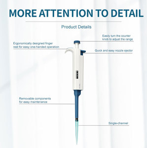 หัวปิเปตไมโครพลาสติกสำหรับห้องปฏิบัติการ หัวปิเปตสำหรับห้องปฏิบัติการ หัวปิเปตหยดสาร หัวปิเปตหลายช่อง หัวปิเปตสำหรับดูดของเหลว ปากกาปิเปต - Product Image 4