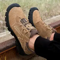GUYISA ब्रांड गर्म बेच चीन निर्माता विरोधी लूट और वार सबूत साबर काम सुरक्षा के जूते कार्यकर्ता सुरक्षा जूते
