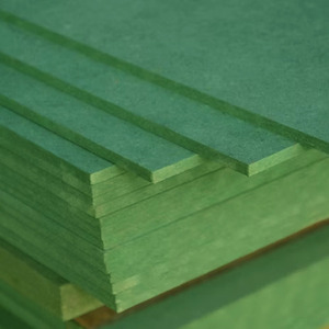 <span class=keywords><strong>Plancher</strong></span> écologique résistant à l'eau certifié FSC CE ISO E1 Lantise 12 mm 18 mm MDF vert résistant à l'humidité pour les stands d'exposition - Product Image 4