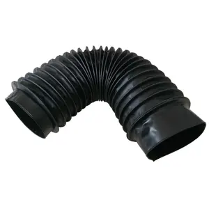 Fabric dust cover accordion bellows hydraulic cylinder rod shaft cover round bellows with cuff ends