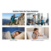 Bandes nasales transparentes anti-ronflement très vendues pour une meilleure respiration et un sommeil amélioré – Patchs buccaux et corporels