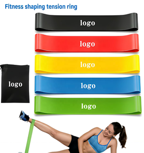 Bandes de Résistance en TPE Antidérapantes Personnalisables avec Logo pour Entraînement de Yoga, Fessiers et Jambes, Idéales pour la Musculation à Domicile - Product Image 1