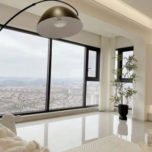 Fenêtres de maison à image <span class=keywords><strong>fixe</strong></span> en verre trempé à double vitrage Grande fenêtre panoramique moderne à battant - Product Image 4