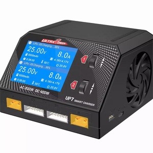 2 Anschlüsse Ultra Power UP7 AC200W DC400W 2 * 10A 1-6S LiPo LiHV-Ladegerät für RC-Drohne - Product Image 6