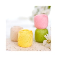 10g 100% benang katun kerajinan renda benang dicelup pola daur ulang untuk rajutan & rajutan tangan untuk boneka perhiasan