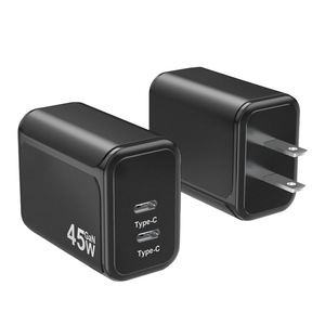 Cross Border 45W Gallium <b>Nitride</b> Charging Stand PD Fast Charging Dual Type-C US Standard - Product Image 1