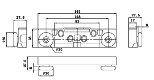 Puertas de Acero al Carbono con Mecanismo de Cierre Suave Duradero, Sistema de Puerta Corredera Oculta Montada en la Pared con Riel Invisible y Aislamiento Acústico - Product Image 4