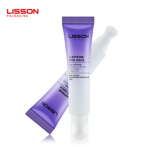 Bán buôn tùy chỉnh 10ml Kem mắt container bóp mềm mỹ phẩm Huyết thanh mắt PE Ống Bao bì với gốm Applicator - Product Image 4