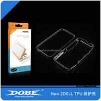 DOBE Factory pour la nouvelle manette de jeu 2DS LL XL, coque de protection transparente en TPU souple