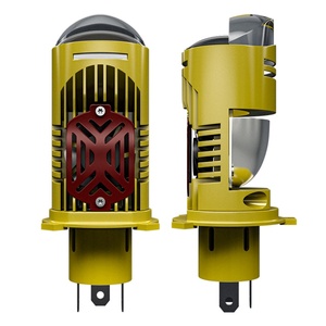 Phare de moto H4 LED à double lentille avec ventilateur de refroidissement, Plug & Play - Product Image 4