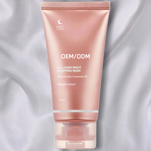 Masque de nuit enveloppant <span class=keywords><strong>au</strong></span> collagène, raffermissant, lissant et hydratant, avec collagène, niacinamide et céramide NP - Product Image 1